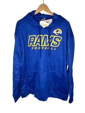 NWT Los Angeles Rams NFL Hoodie Men's XL MSRP $49.99